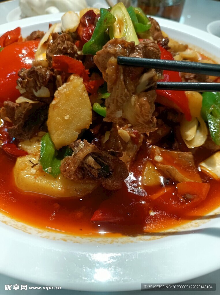 美味红烧排骨菜肴