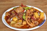 美味红烧鸡块配土豆