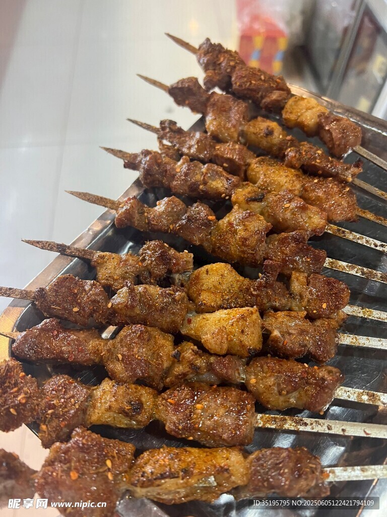 美味烤串诱人呈现