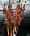 车内美味烤肉串诱人