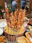 美味烤肉串诱人美食展示