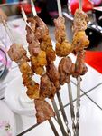 美味烤肉串诱人呈现