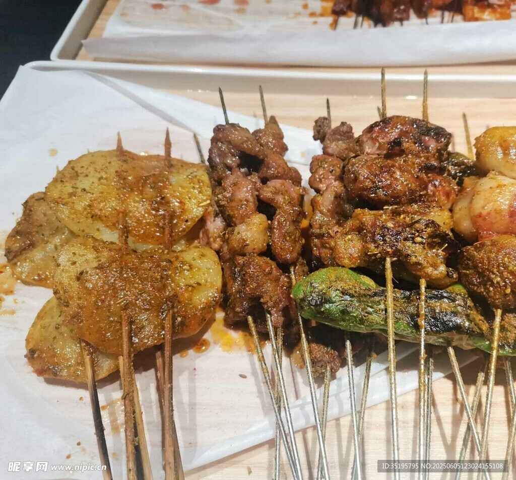 美味多样的特色烧烤串