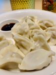美味饺子配蘸料