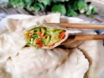 美味饺子特写