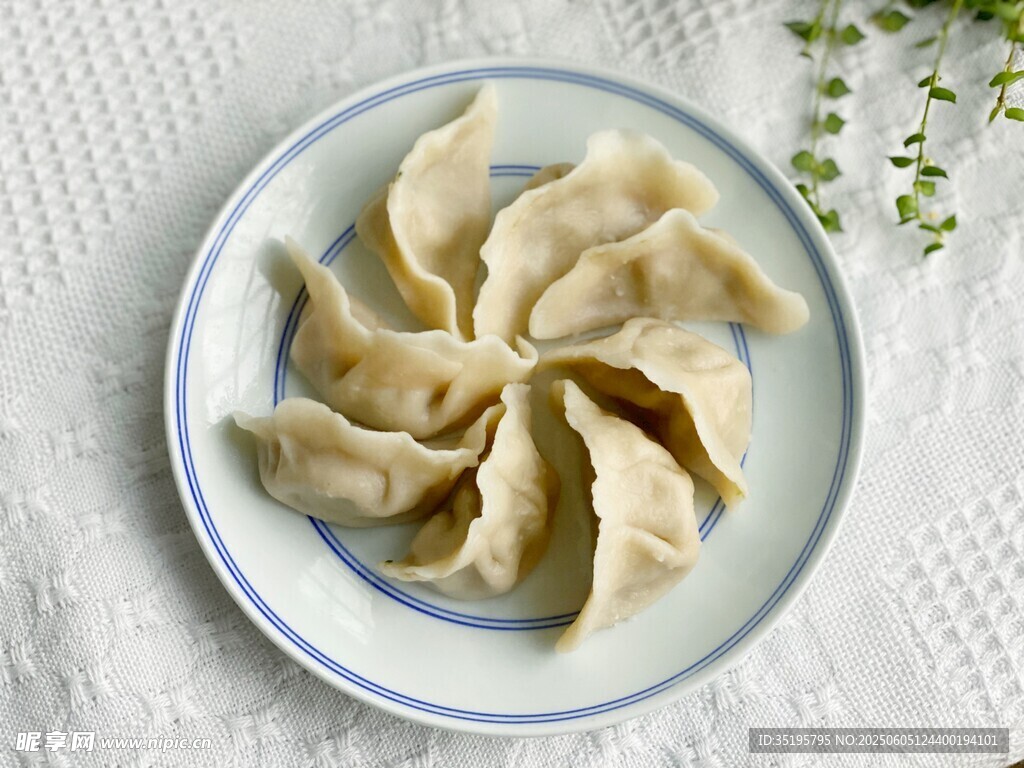 盘中美味饺子