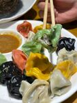 多彩饺子拼盘