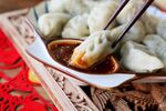 美味饺子蘸料诱人品尝
