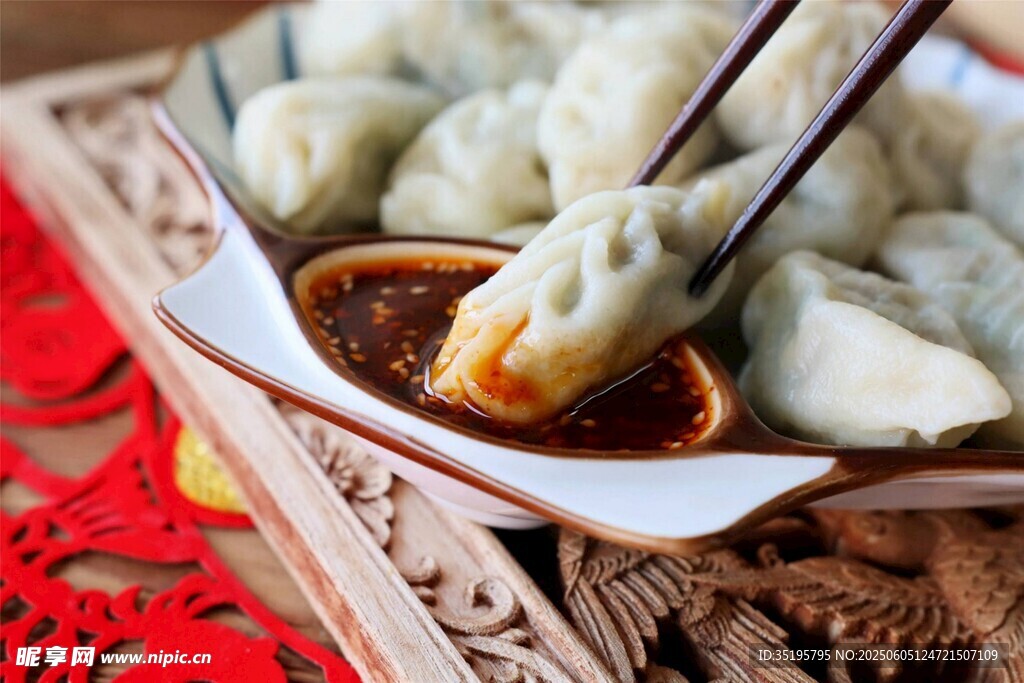 美味饺子蘸料诱人品尝
