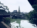 江南水乡古建筑风景图