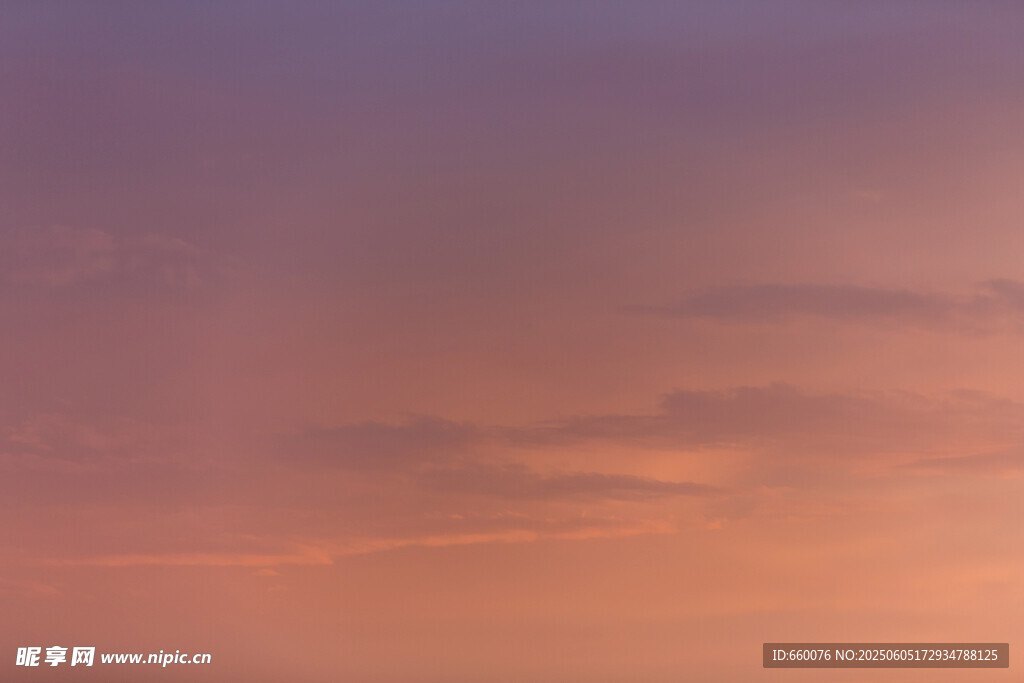 绚丽晚霞天空美景