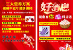 三大营养方案促销海报