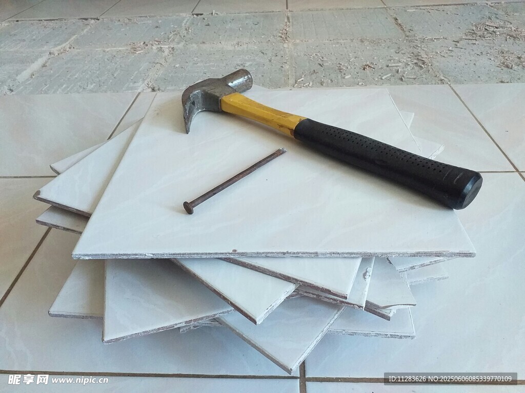 瓷砖工具堆叠场景