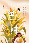 芒种时节的田园美好景象