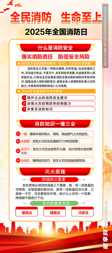 消防安全展架
