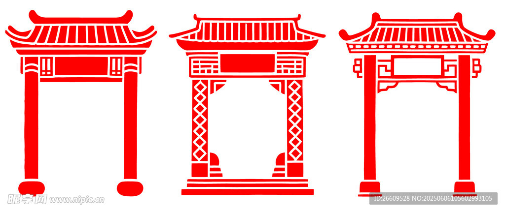 中国风门头