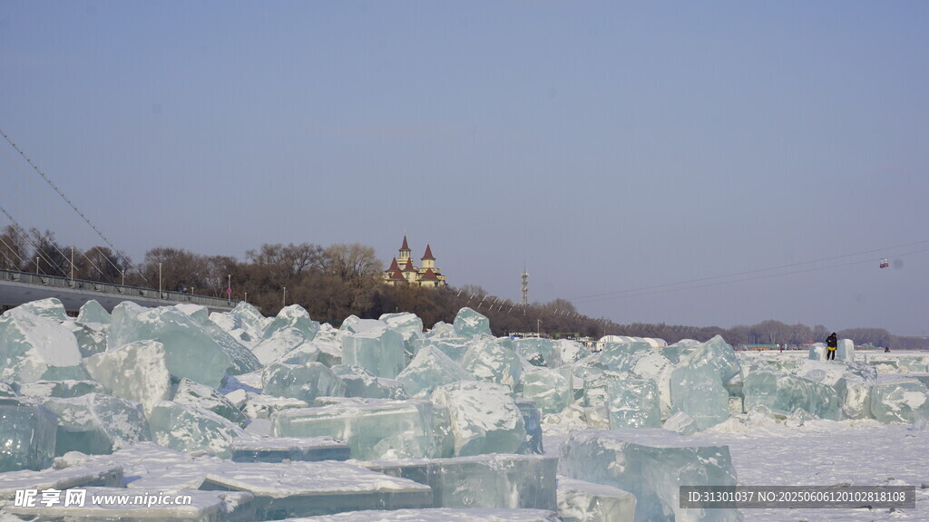 冬日冰景 壮观冰雪世界