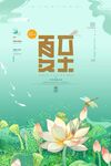夏至夏天你好海报