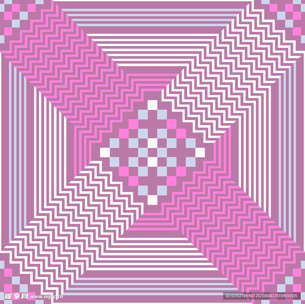 粉色几何拼接图案纹理