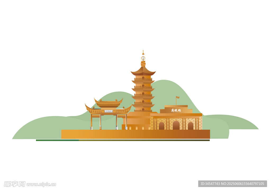 中式古建筑风景