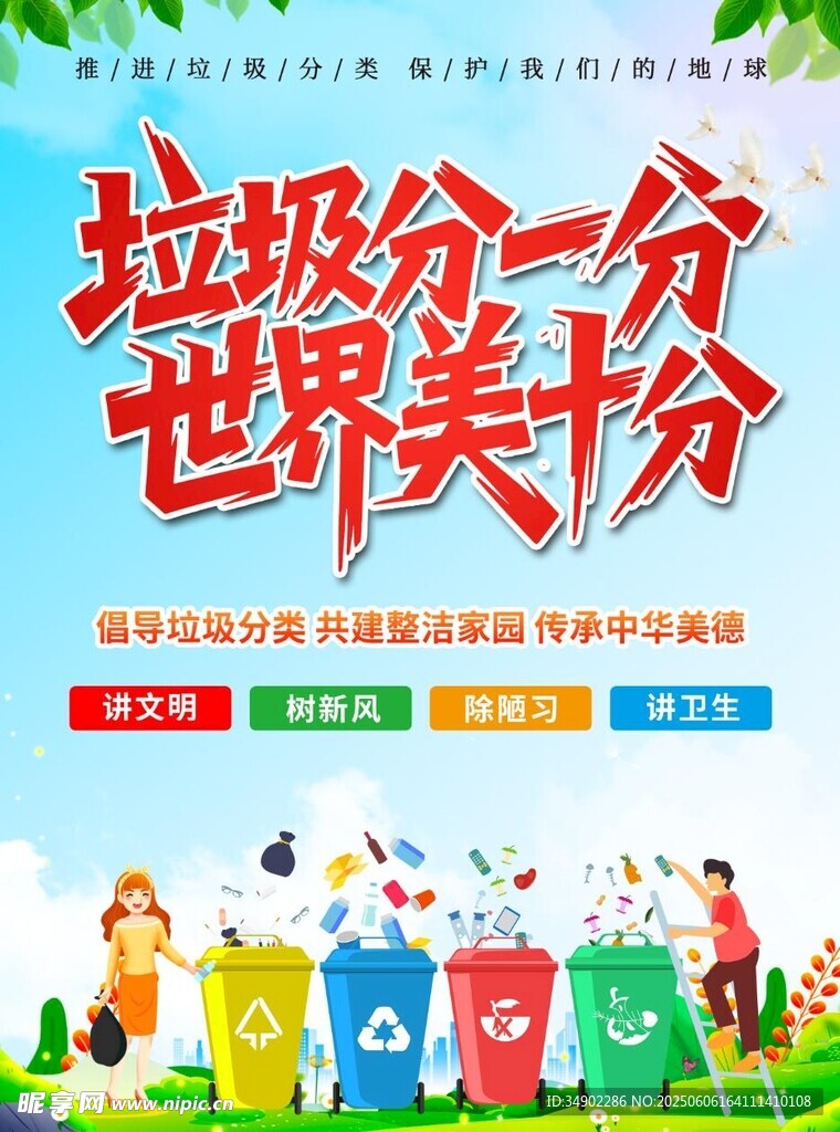垃圾分类海报
