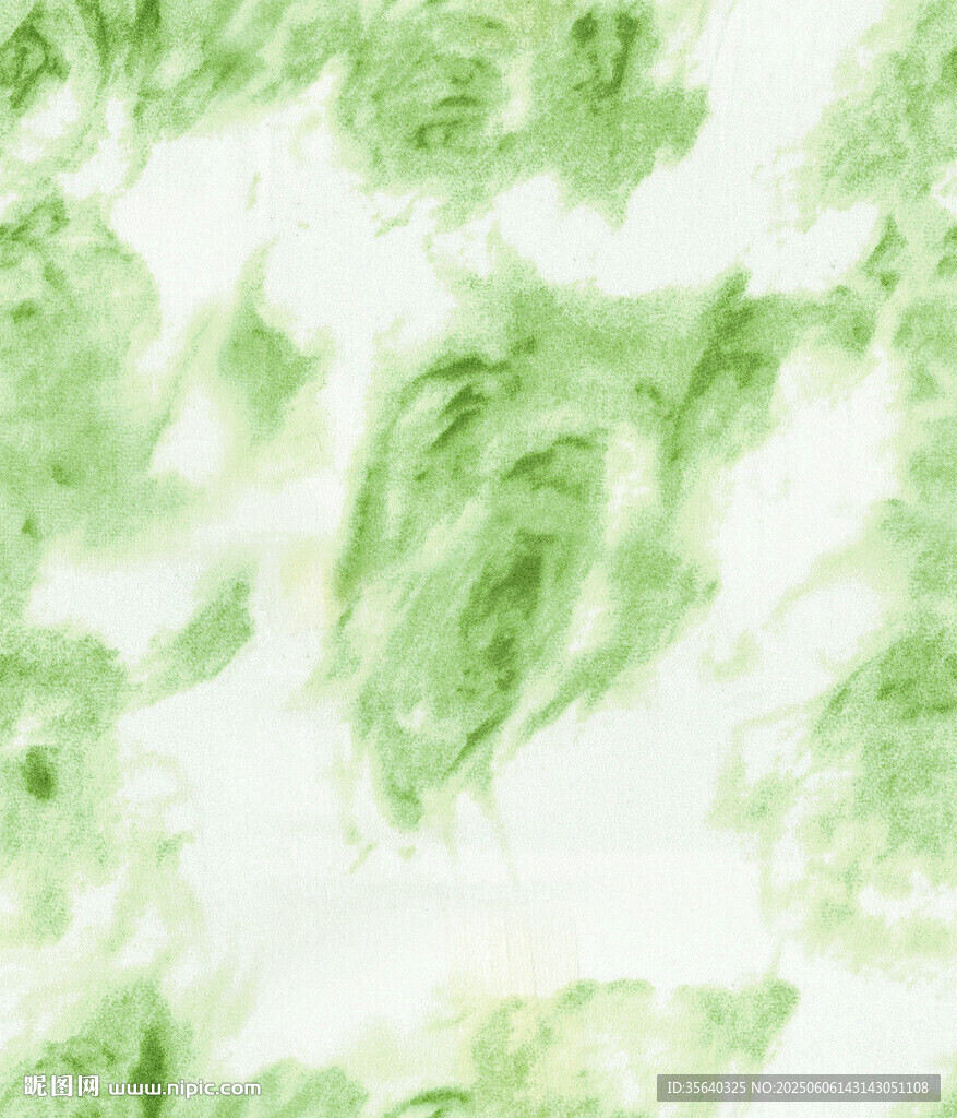 淡绿色水彩抽象纹理图案