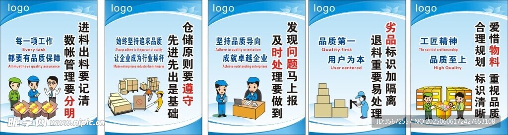 企业车间质量保障宣传