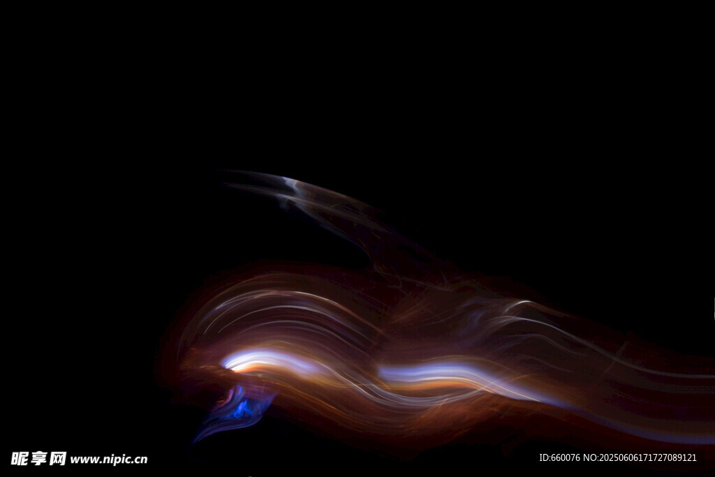 梦幻炫彩光线艺术效果