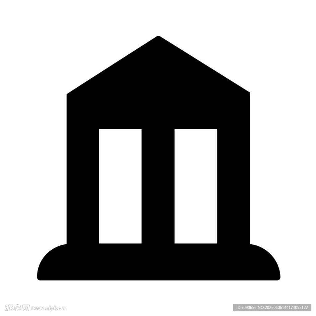 银行建筑图标