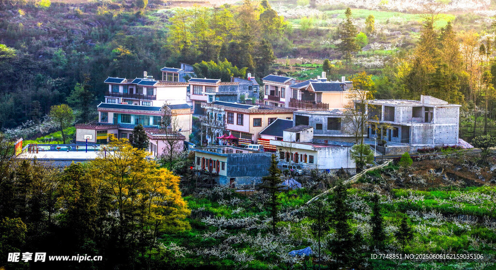 山间村落美景