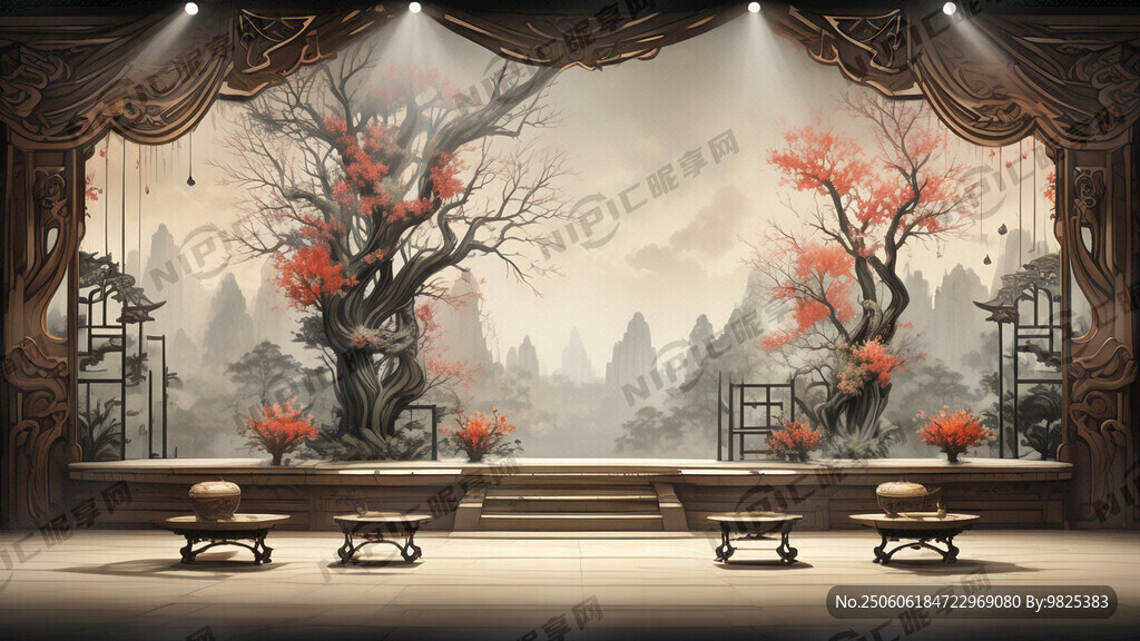 做一个舞台背景