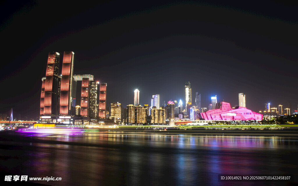 重庆夜景 来福士