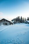 冬日雪村美景