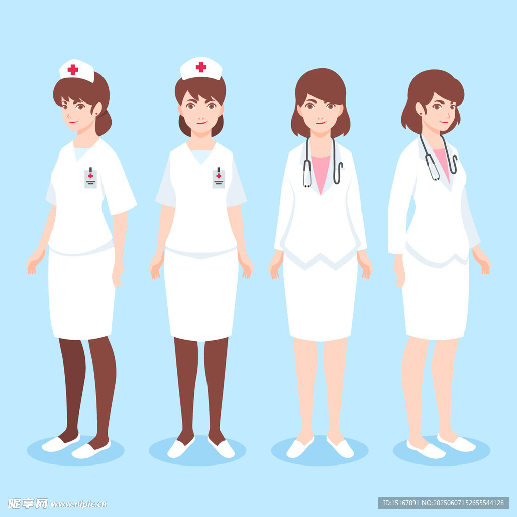 医疗护士人物插画