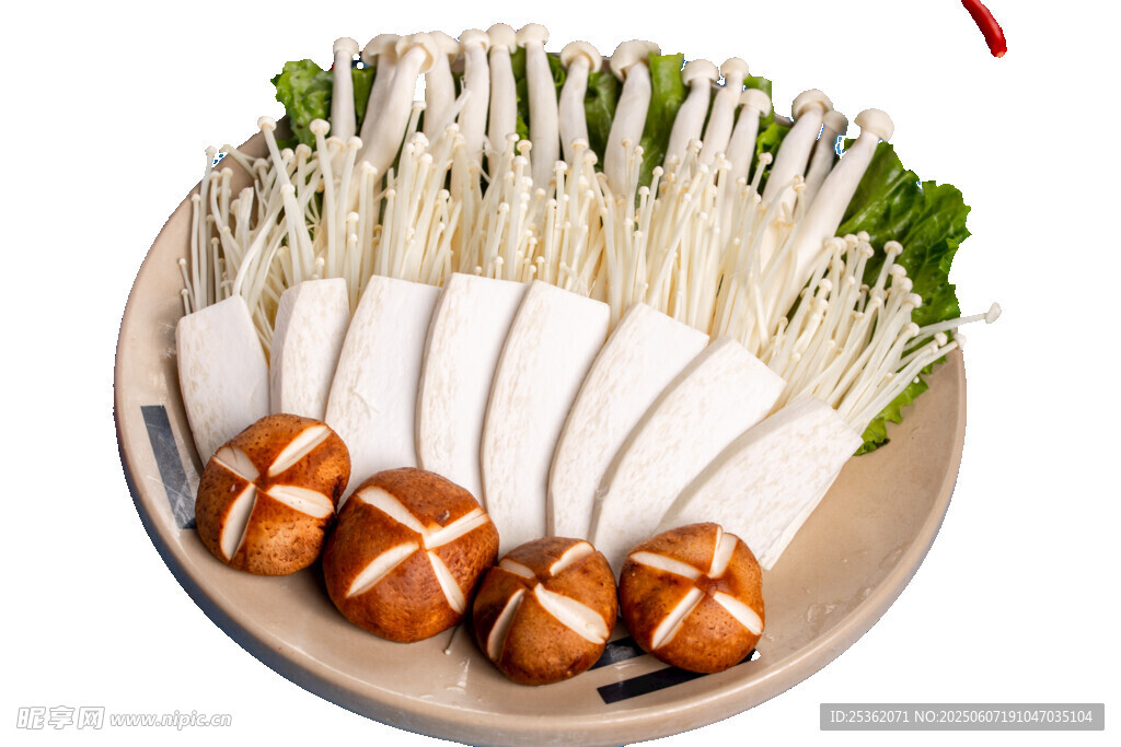火锅食材拼盘之菌菇组合