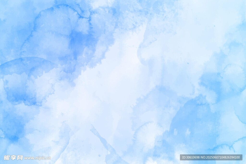 蓝色水彩背景