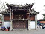 中式古建门楼古朴典雅