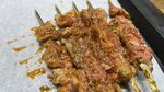 美味烤肉串诱人呈现鹤岗三分熟