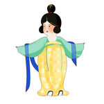 古风唐装少女形象展示