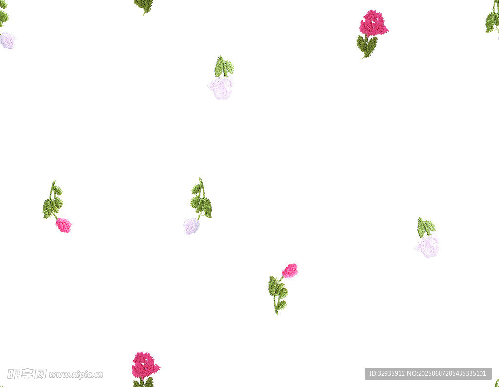 粉色小花图案背景纹理