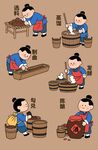 白酒酿制过程