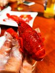 美味小龙虾特写