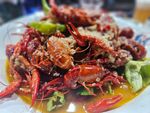 美味香辣小龙虾一盘