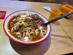 美味牛肉拌面诱人呈现