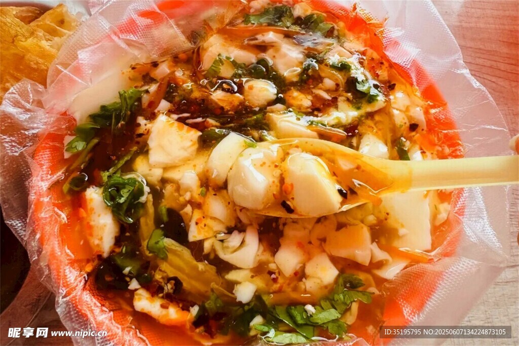 美味凉拌菜 色彩丰富诱人
