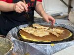 现场制作美味煎饼