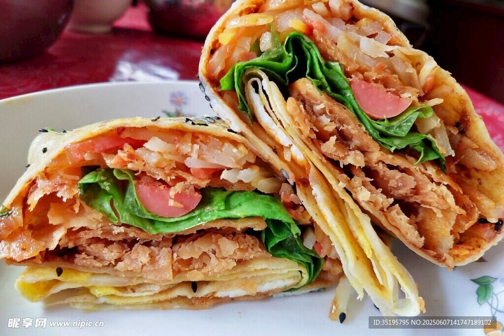 美味多层煎饼果子诱人
