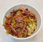 美味肉丝拌面