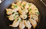 锅中美味煎饺