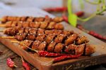 美味烤肉串诱人呈现